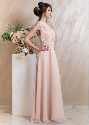 Special Moments Maxi Dress (Pink champagne)