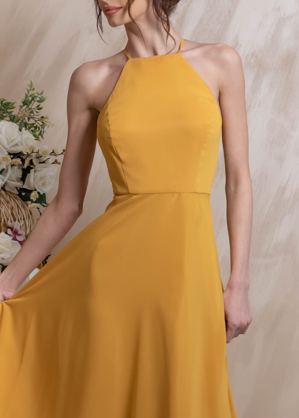 Christiana Maxi Dress (Honey)