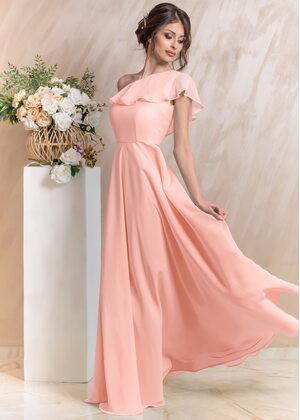Helena Maxi Dress (Peach)