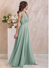 Shannon Maxi Dress (Smoke green)