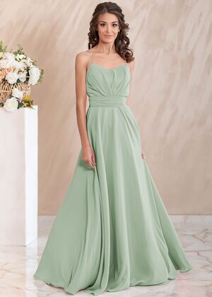 Violetta Maxi Dress (Green sage)