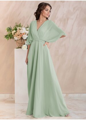 Daphne Maxi Dress (Sage green)