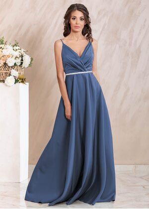 Leticia Dress (Dusty blue)