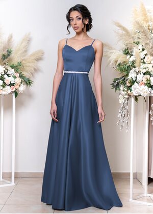Francesca Maxi Dress (Silver blue)