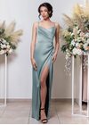 Mia Maxi Dress (Silver green)