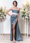 Noelle Maxi Dress (Silver blue)