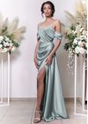 Kathleen Maxi Dress (Silver green)