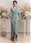 Tessa Maxi Dress (Silver green)