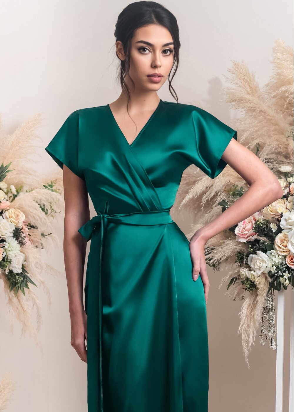 Olivia Maxi Dress (Emerald)