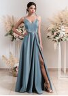 Tiffany Maxi Dress (Silver blue)