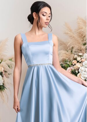 Valentina Maxi Dress (Light blue)