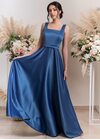 Regina Maxi Dress (Dusty blue)