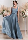 Regina Maxi Dress (Silver blue)