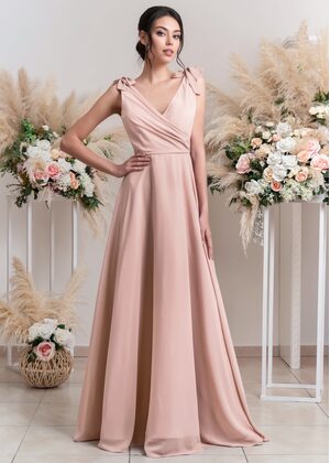 Madeline Maxi Dress (Pink champagne)