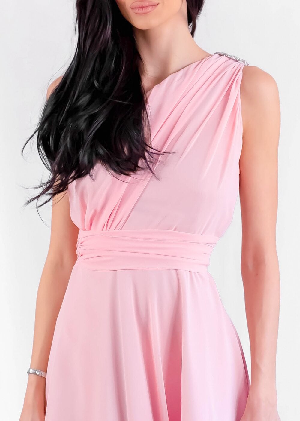 Stephanie Maxi Dress (Blush)