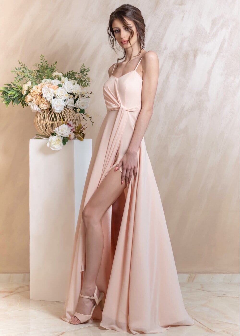 Darlene Maxi Dress (Pink Champagne)